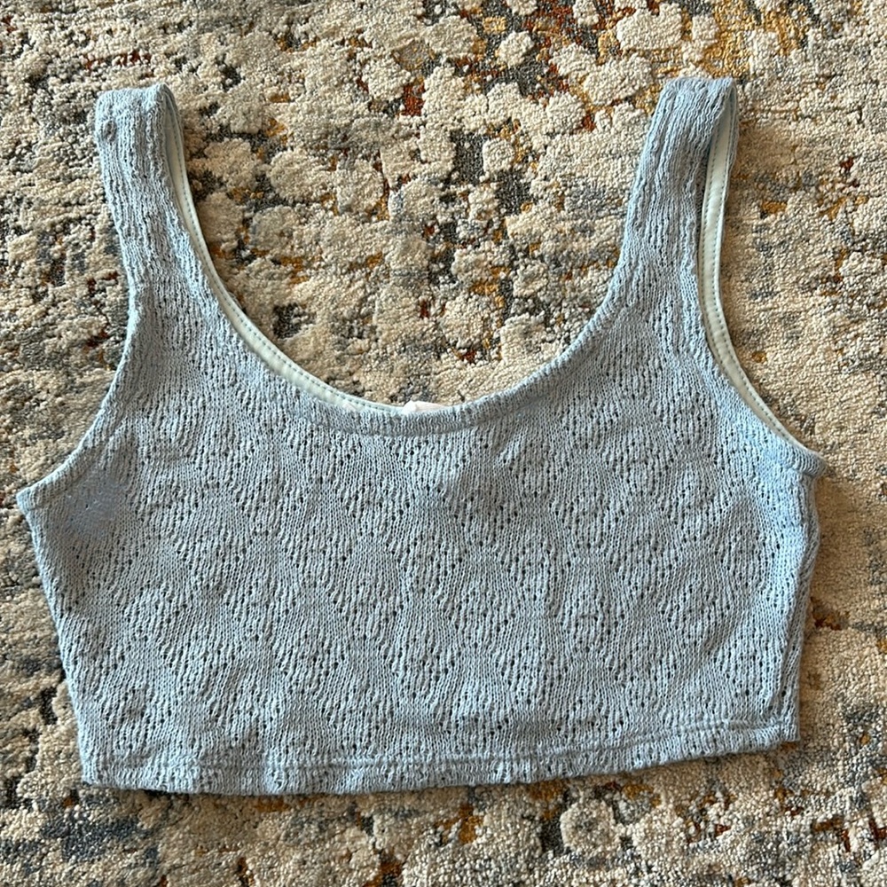 Le lis mesh tank top
